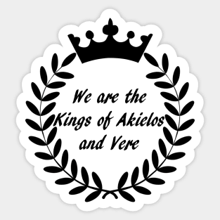 Kings of Akielos and Vere Sticker